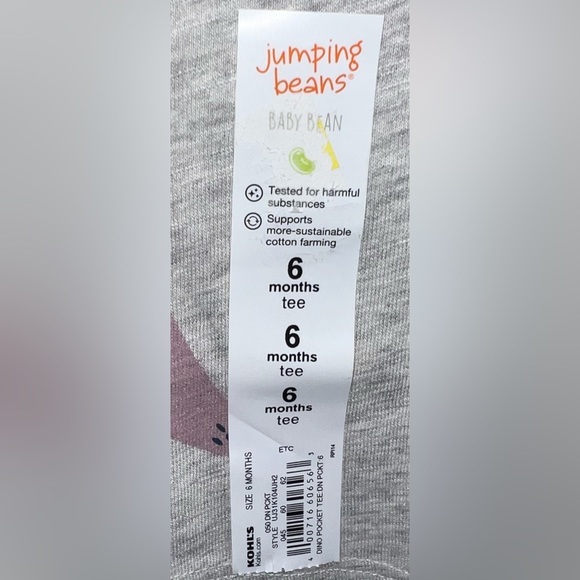 •Jumping Beans Baby Boy 6m Summer outfit🌴NWT🌴 - Picture 5 of 10